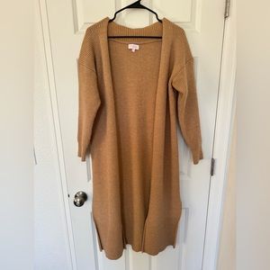 Thick ribbed cardigan